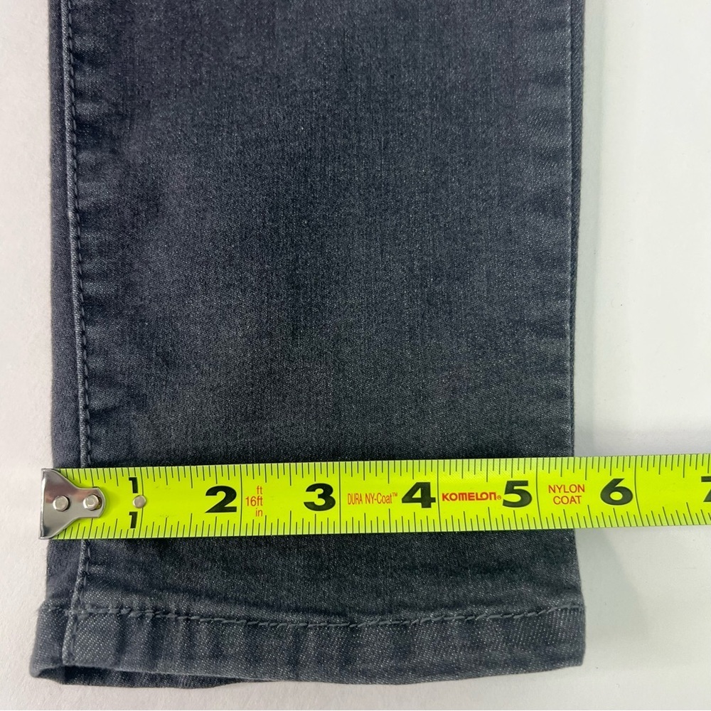 Democracy “Ab” Solution Women’s Gray Jeans Sz 10 Distressed Pockets Stretch - Picture 13 of 13
